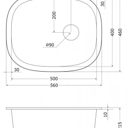 Мойка для кухни EMAR EMQ-1560.P Берилл