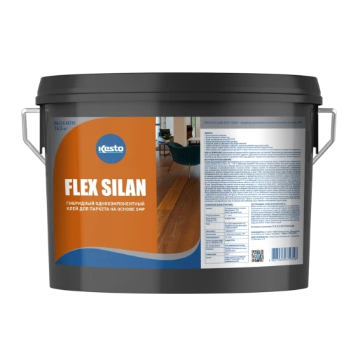 Гибридный клей Kesto Flex Silan 16.5кг на otdelka1.ru