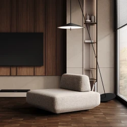 Кварцевый паркет Quartz Parquet Штучный паркет 5/06 мм 44-400-29 Орех Американский