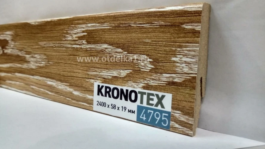 Плинтус МДФ Кронотекс / Kronotex 4795 Дуб горный бронзовый на Otdelka1.ru