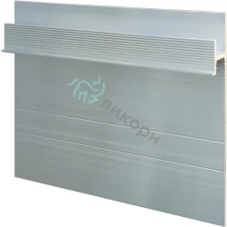 Теневой профиль Ликорн алюминиевый Серебряный глянцевый блестящий С-02.2.1