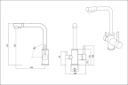 Смеситель EMAR EC-4003H ЕС - 4003H Chrome на Otdelka1.ru