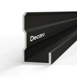Торцевой профиль Decaro D1183 Черный анодированный