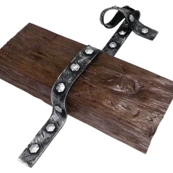 Ремень-имитация полосы кованного металла Уникс М Серебро