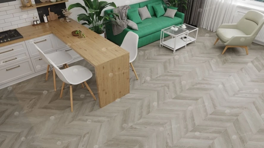 Кварц-виниловая плитка Alpine floor Chevron Eco 20-1 Дуб Фантазия на otdelka1.ru