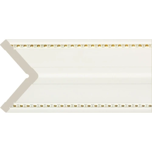 Угол Cosca 45 белый с золотом C1045/WG2 на otdelka1.ru