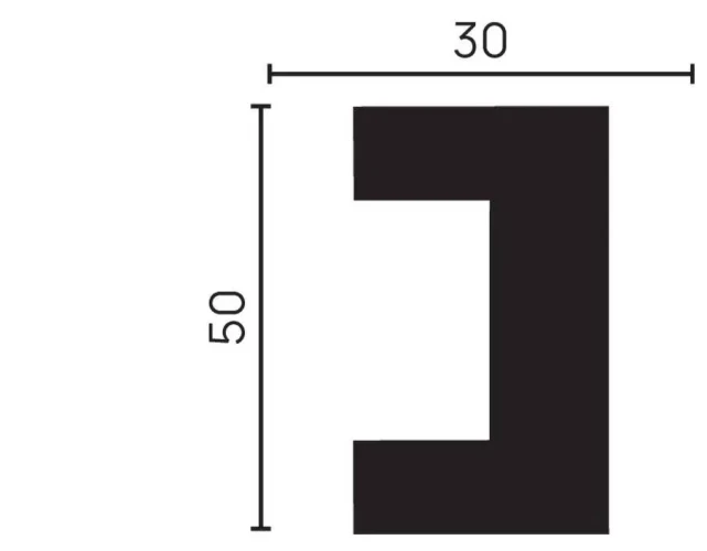 Молдинг Decor Dizayn 613-90SH на otdelka1.ru