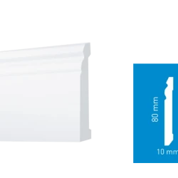 Плинтус композитный Arbiton Stiq S0820 Белый