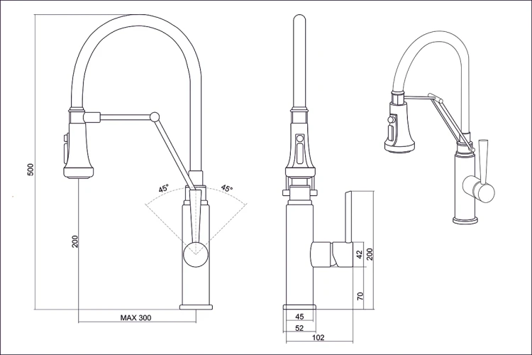 Смеситель EMAR ЕСВ 7012 ЕСВ 7012 Black на Otdelka1.ru