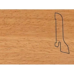 Плинтус шпонированный Педрос / Pedross Дусси 60 х 22 мм