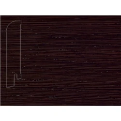 Плинтус шпонированный Педрос / Pedross Венге ориджинал 80 х 18 мм