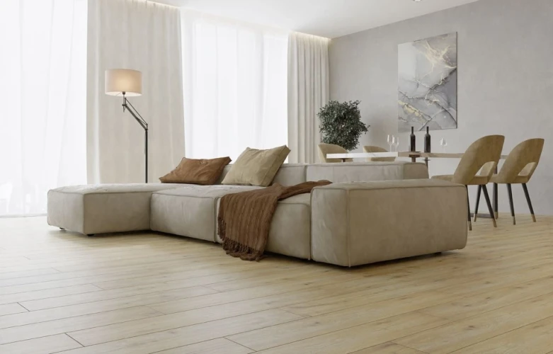 Кварцевый ламинат Stone Floor 0026-2 MP Дуб Морской песок на Otdelka1.ru