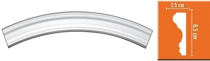 Радиус 1/4 Decomaster 897174-120 на otdelka1.ru