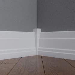 Соединительный элемент для плинтуса МДФ под покраску Madest Decor CD14