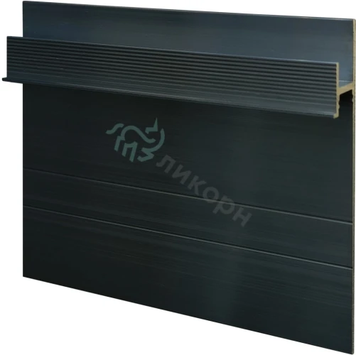 Теневой профиль Ликорн алюминиевый Черный С-02.2.3 на otdelka1.ru