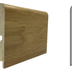 Плинтус шпонированный Finitura Dekor 120x15 прямой Дуб без покрытия